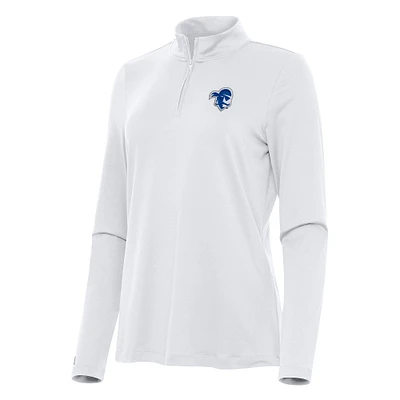 Women's Antigua Seton Hall Pirates Reprocess Quarter-Zip Top