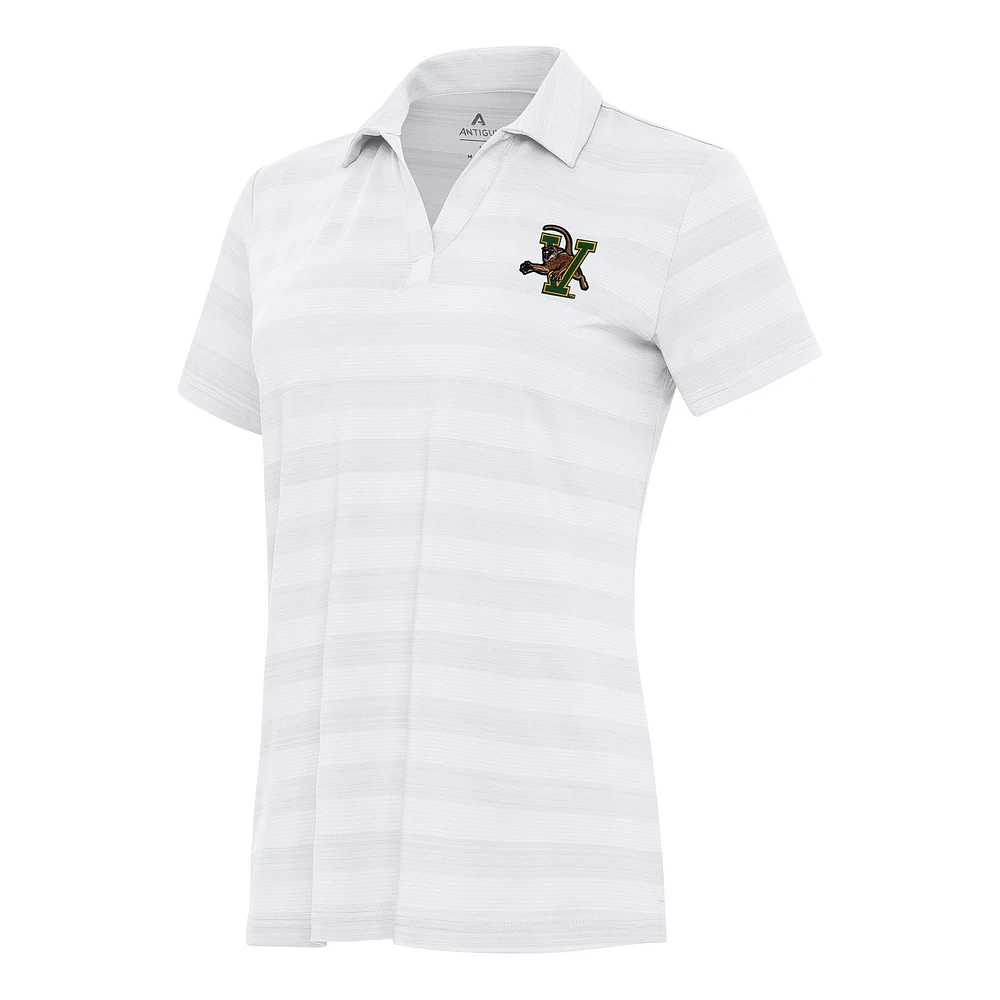 Women's Antigua Vermont Catamounts Tunnel Polo