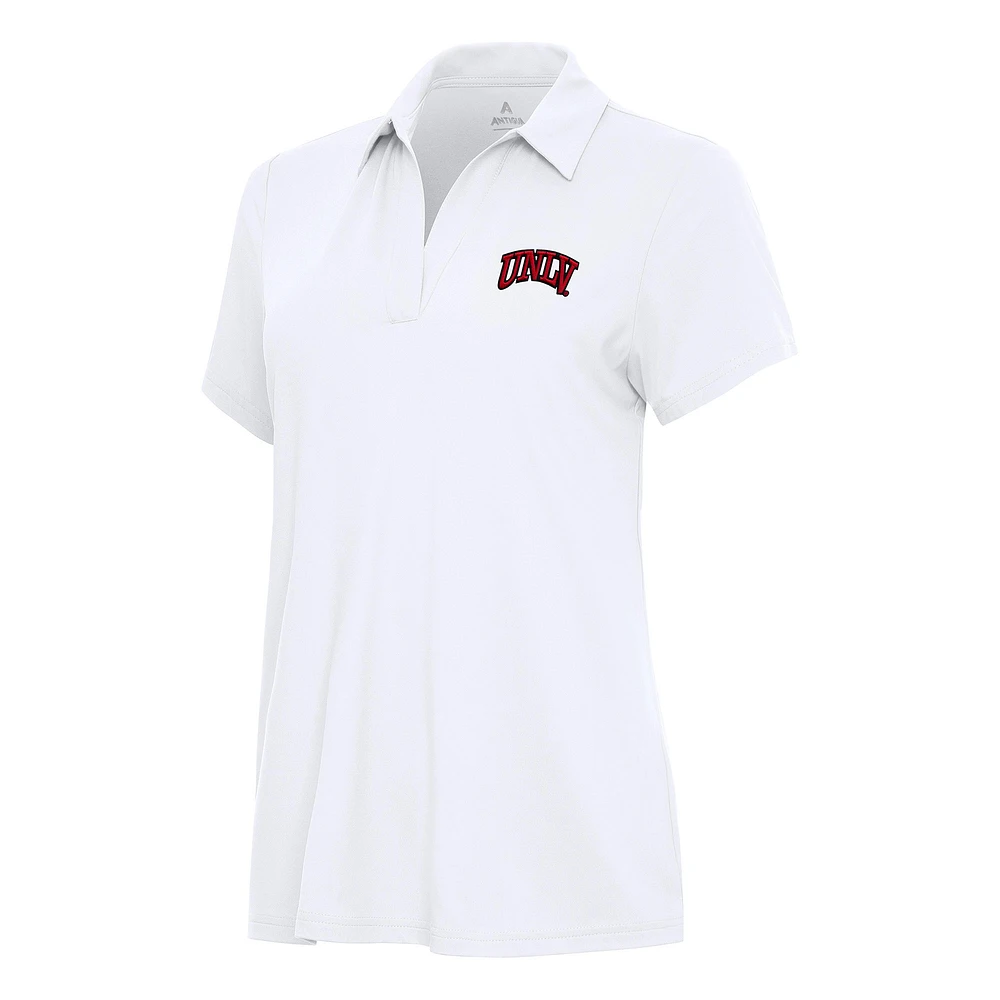 Women's Antigua White UNLV Rebels Era Polo