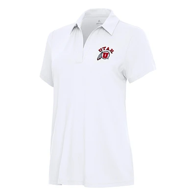 Women's Antigua White Utah Utes Era Polo