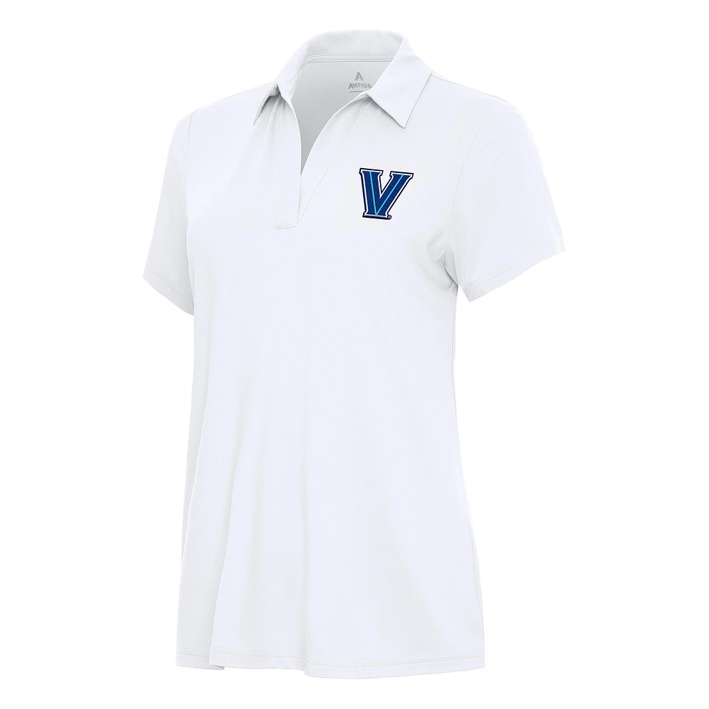 Women's Antigua White Villanova Wildcats Era Polo