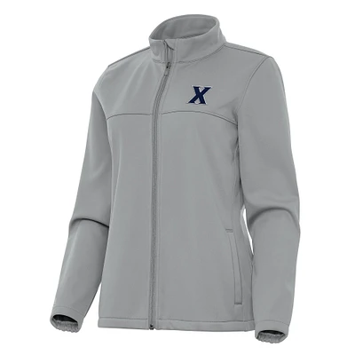 Women's Antigua Xavier Musketeers Links 2 Full-Zip Golf Jacket