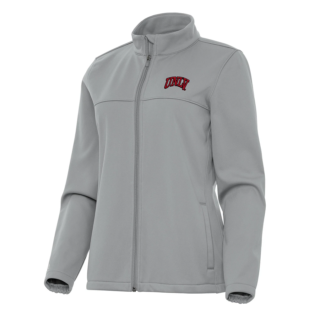 Women's Antigua UNLV Rebels Links 2 Full-Zip Golf Jacket