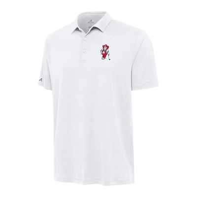Men's Antigua White Nebraska Huskers Reprocess Polo