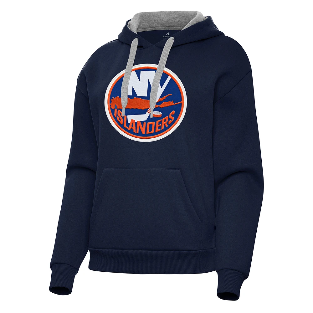 Women's Antigua Navy New York Islanders Victory Pullover Hoodie