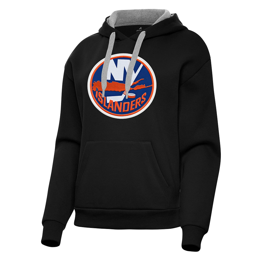 Women's Antigua New York Islanders Victory Pullover Hoodie