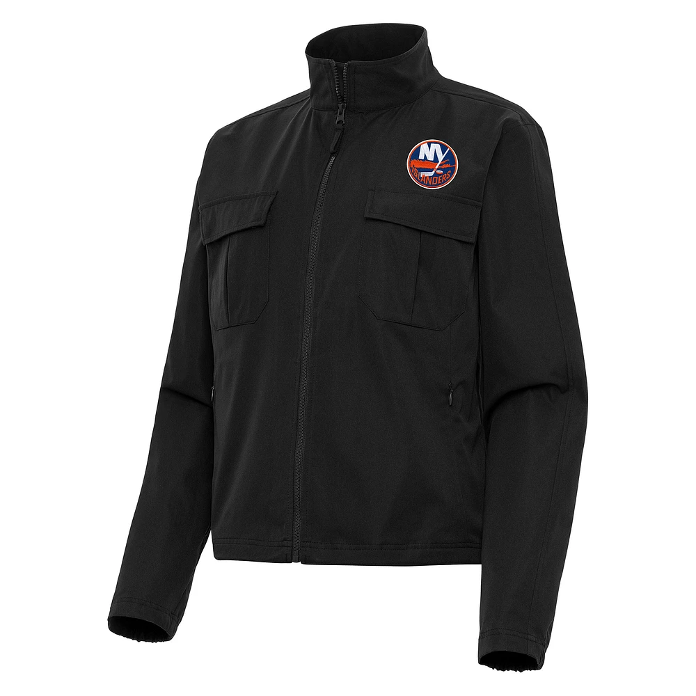 Women's Antigua New York Islanders Even Par Full-Zip Jacket