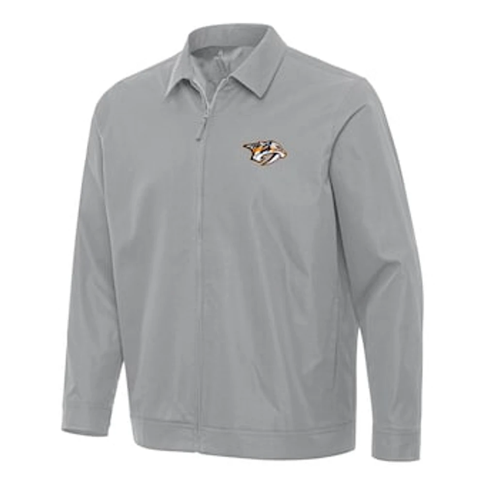 Men's Antigua Nashville Predators Pivot Full-Zip Jacket