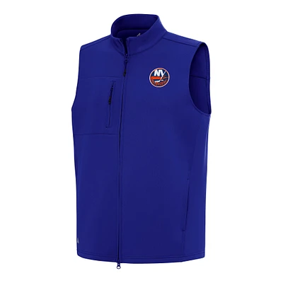 Men's Antigua Royal New York Islanders Demand Full-Zip Vest