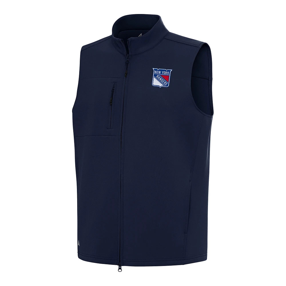 Men's Antigua Navy New York Rangers Demand Full-Zip Vest