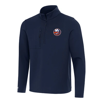 Men's Antigua Navy New York Islanders Insider Quarter-Zip Top