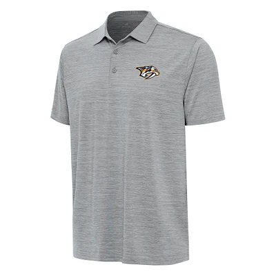 Men's Antigua Heather Nashville Predators Layout Polo