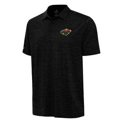 Men's Antigua Heather Minnesota Wild Layout Polo