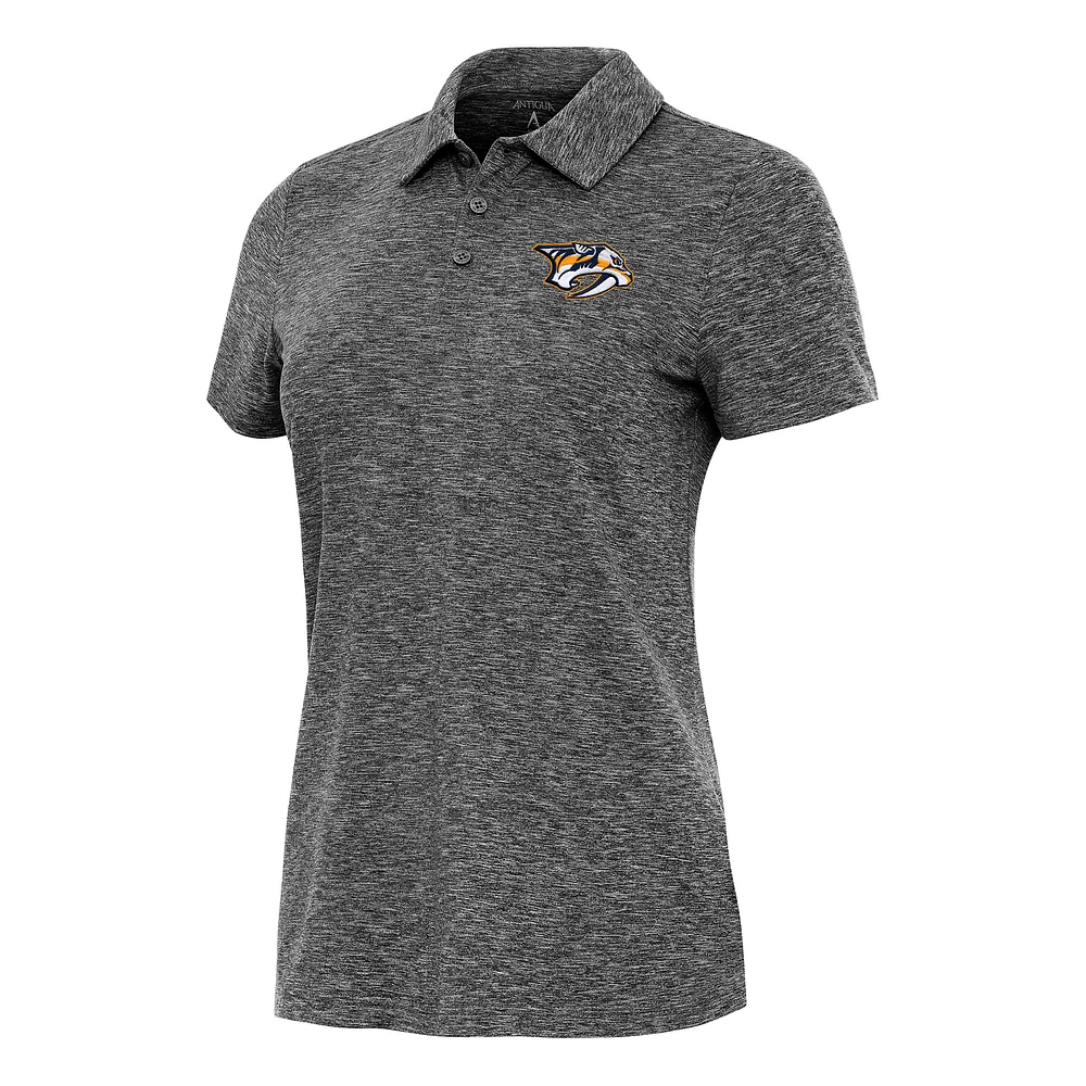 Women's Antigua Heather Nashville Predators Matter Polo