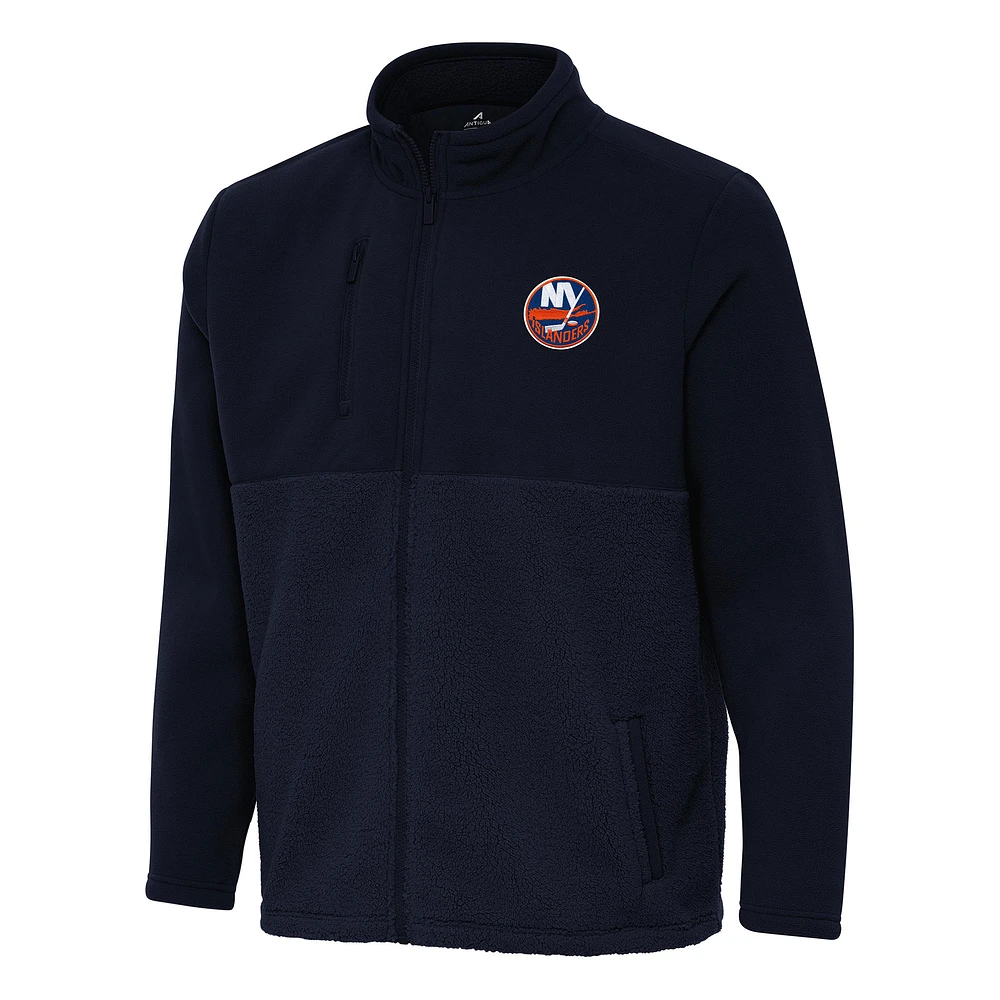 Men's Antigua Navy New York Islanders Daily Fused Full-Zip Jacket