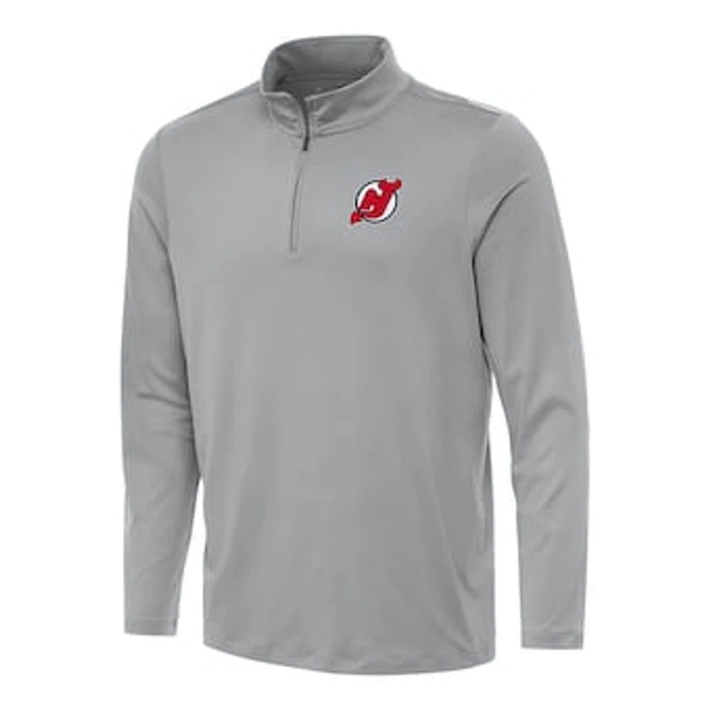 Men's Antigua New Jersey Devils Reprocess Quarter-Zip Top