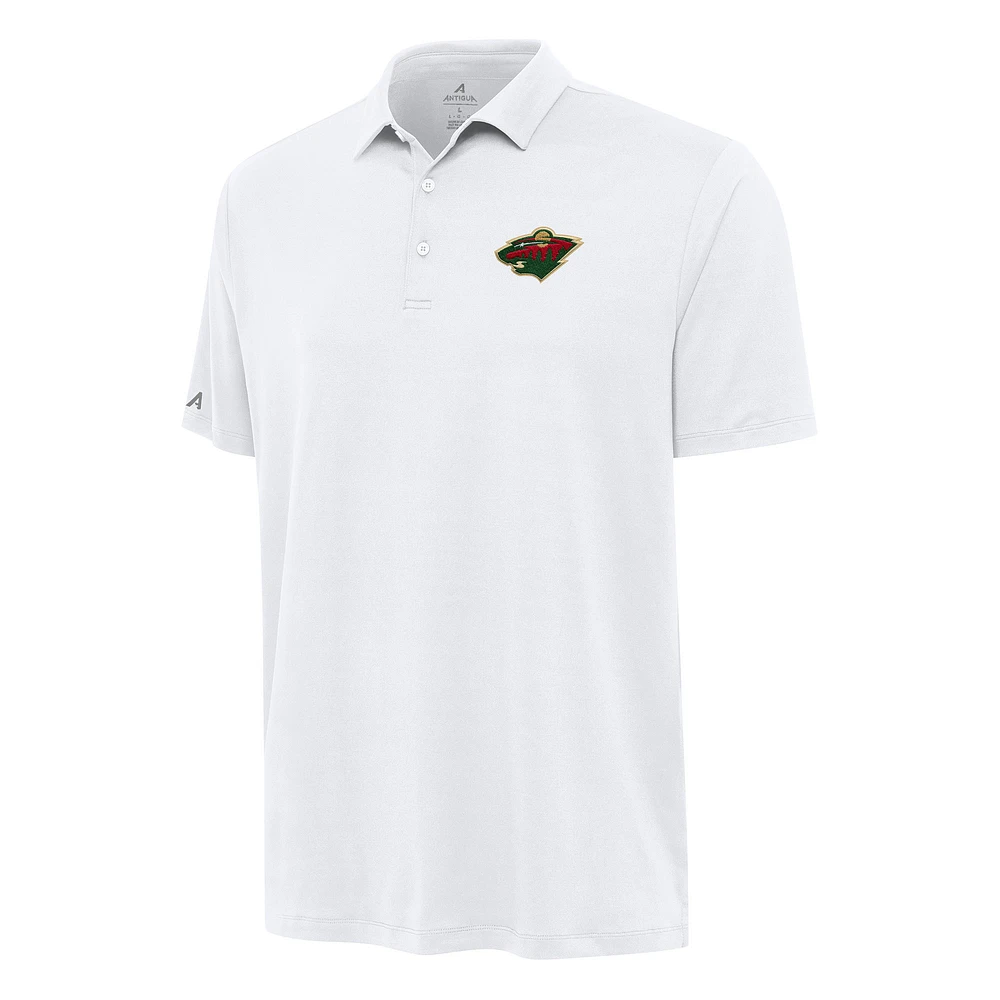 Men's Antigua Minnesota Wild Reprocess Polo