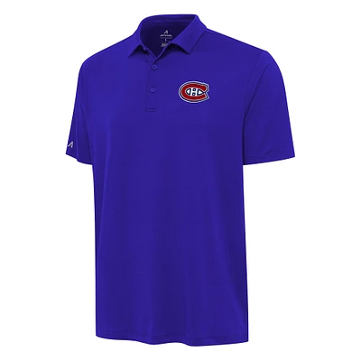 Men's Antigua Royal Montreal Canadiens Reprocess Polo