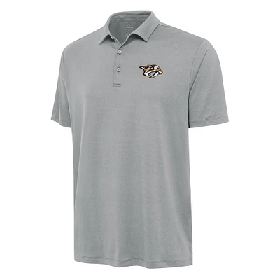 Men's Antigua Gray Nashville Predators Reprocess Polo