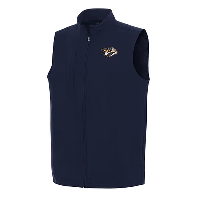 Men's Antigua Navy Nashville Predators Regard Full-Zip Vest