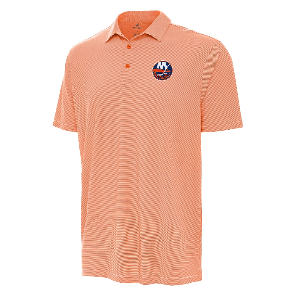 Men's Antigua Orange New York Islanders Twine Polo