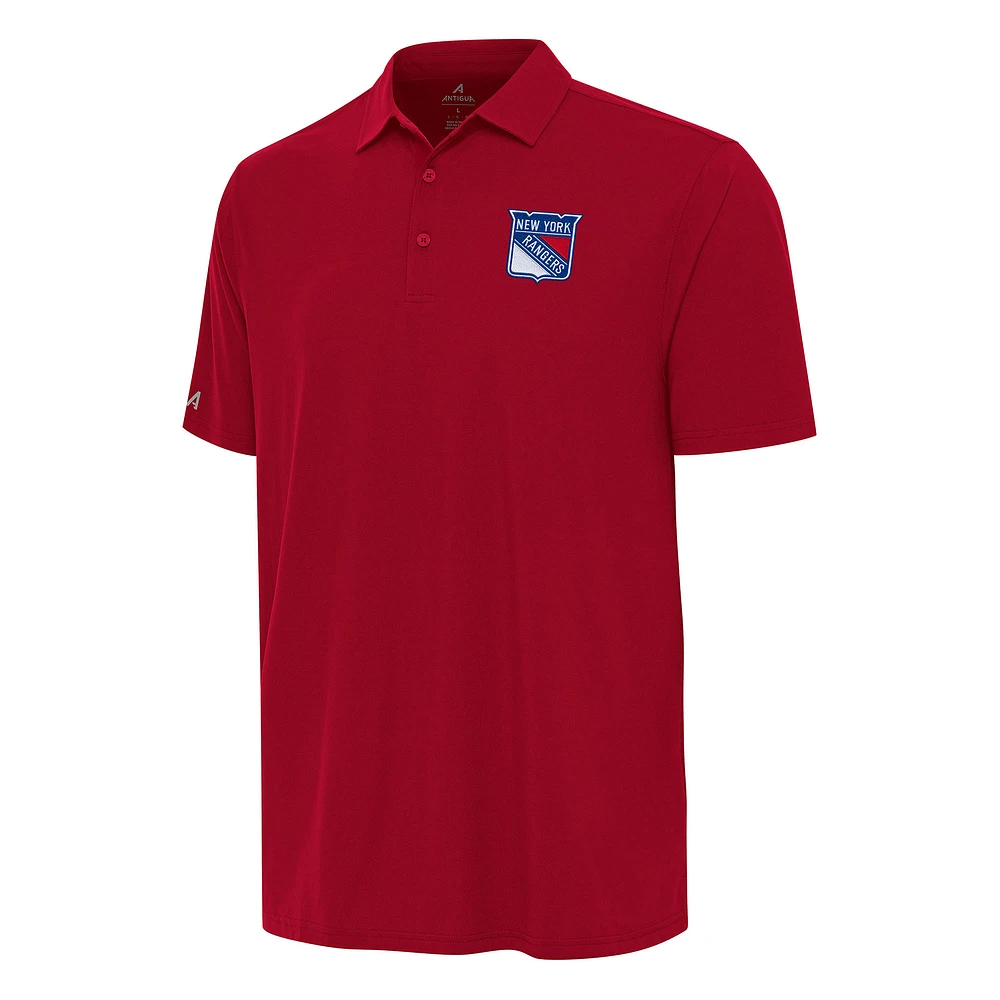 Men's Antigua Red New York Rangers Era Polo