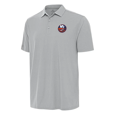 Men's Antigua Gray New York Islanders Era Polo