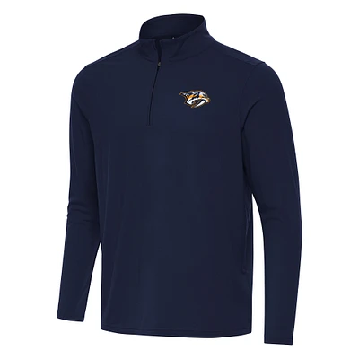 Men's Antigua Navy Nashville Predators Intent Quarter-Zip Top