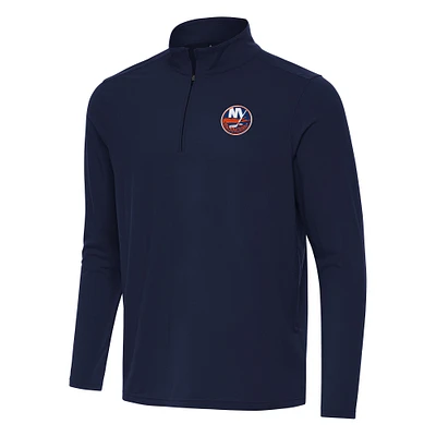 Men's Antigua Navy New York Islanders Intent Quarter-Zip Top