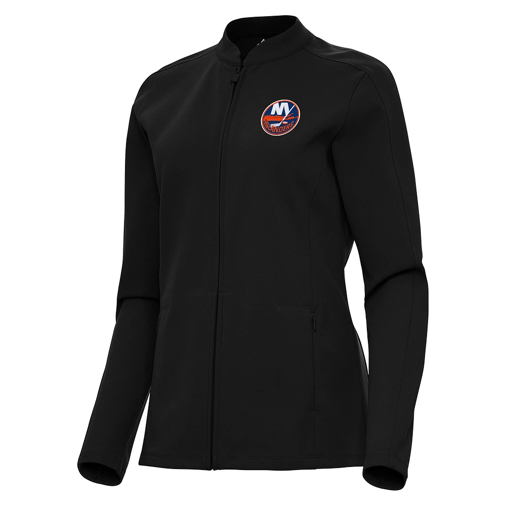 Women's Antigua New York Islanders Regard Full-Zip Jacket