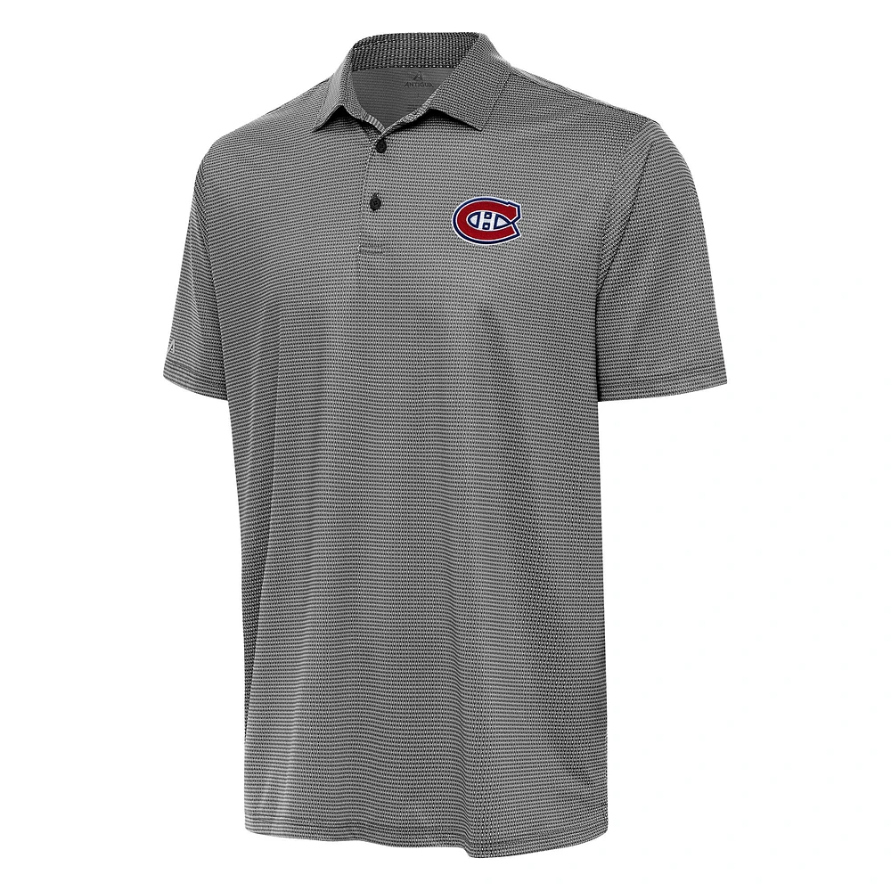Men's Antigua /White Montreal Canadiens Rings Polo