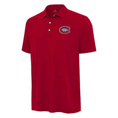 Men's Antigua Red Montreal Canadiens Western Polo