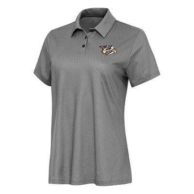 Women's Antigua  White Nashville Predators Rings Polo
