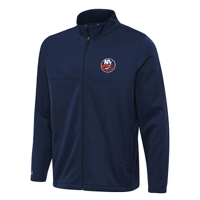 Men's Antigua Navy New York Islanders Links 2 Full-Zip Golf Jacket