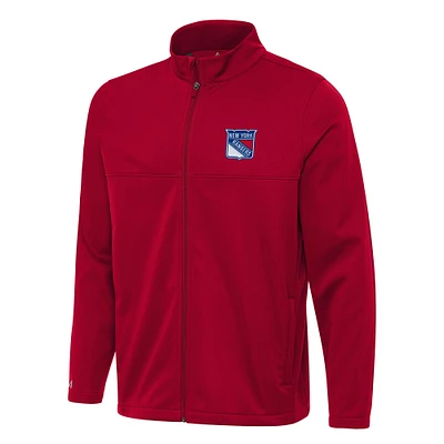 Men's Antigua New York Rangers Links 2 Full-Zip Golf Jacket