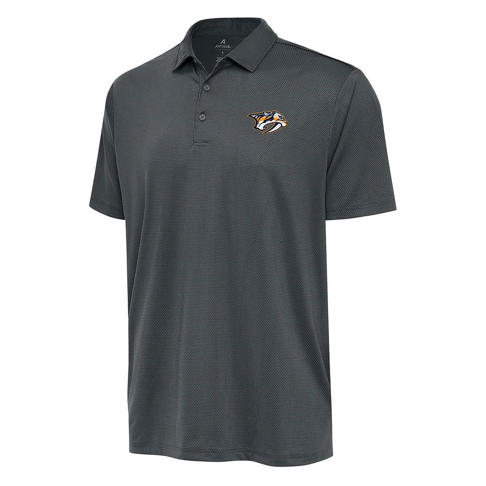 Men's Antigua Pewter Nashville Predators Big & Tall Ellipse Polo
