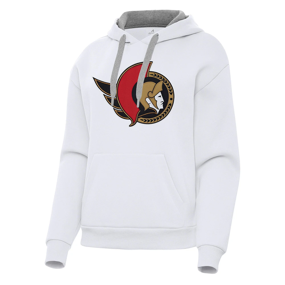 Women's Antigua Ottawa Senators Victory Pullover Hoodie