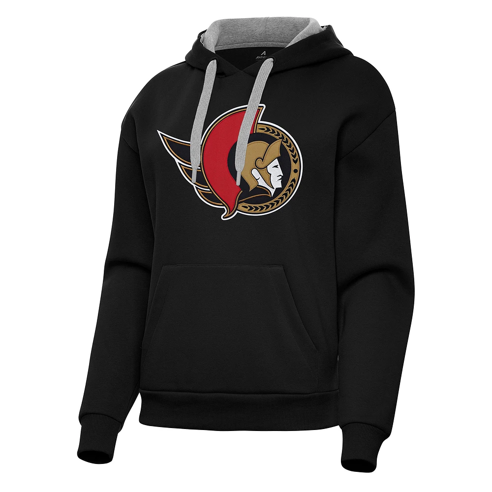 Women's Antigua Ottawa Senators Victory Pullover Hoodie
