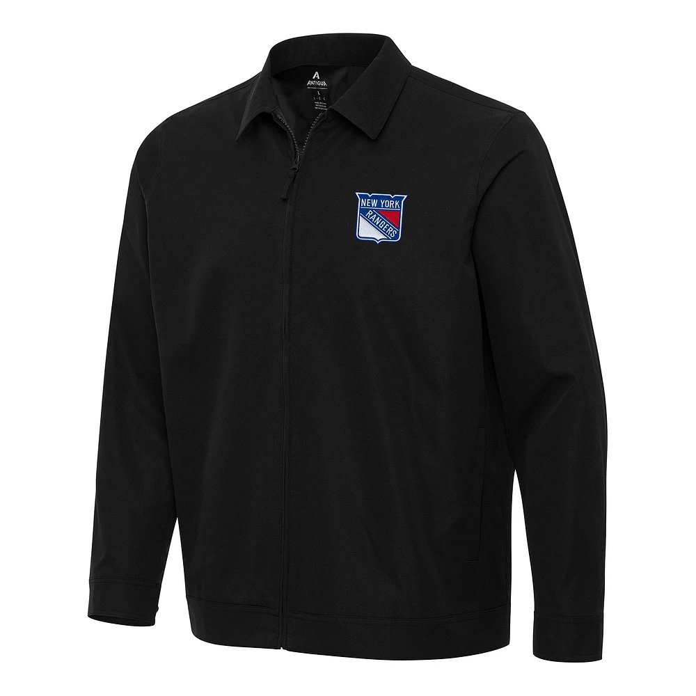 Men's Antigua New York Rangers Pivot Full-Zip Jacket