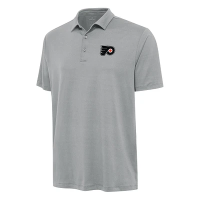 Men's Antigua Gray Philadelphia Flyers Reprocess Polo