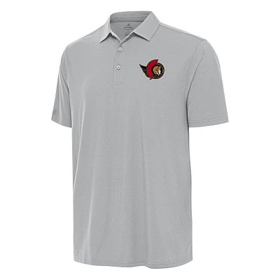 Men's Antigua Gray Ottawa Senators Era Polo