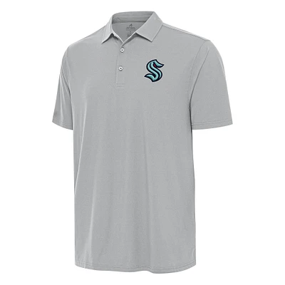 Men's Antigua Gray Seattle Kraken Era Polo