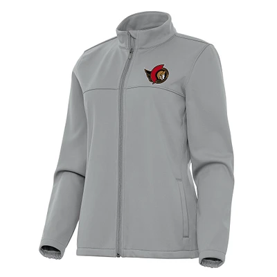 Women's Antigua Ottawa Senators Links 2 Full-Zip Golf Jacket