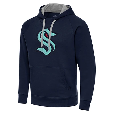 Men's Antigua Navy Seattle Kraken Big & Tall Victory Pullover Hoodie