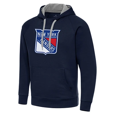 Men's Antigua Navy New York Rangers Big & Tall Victory Pullover Hoodie