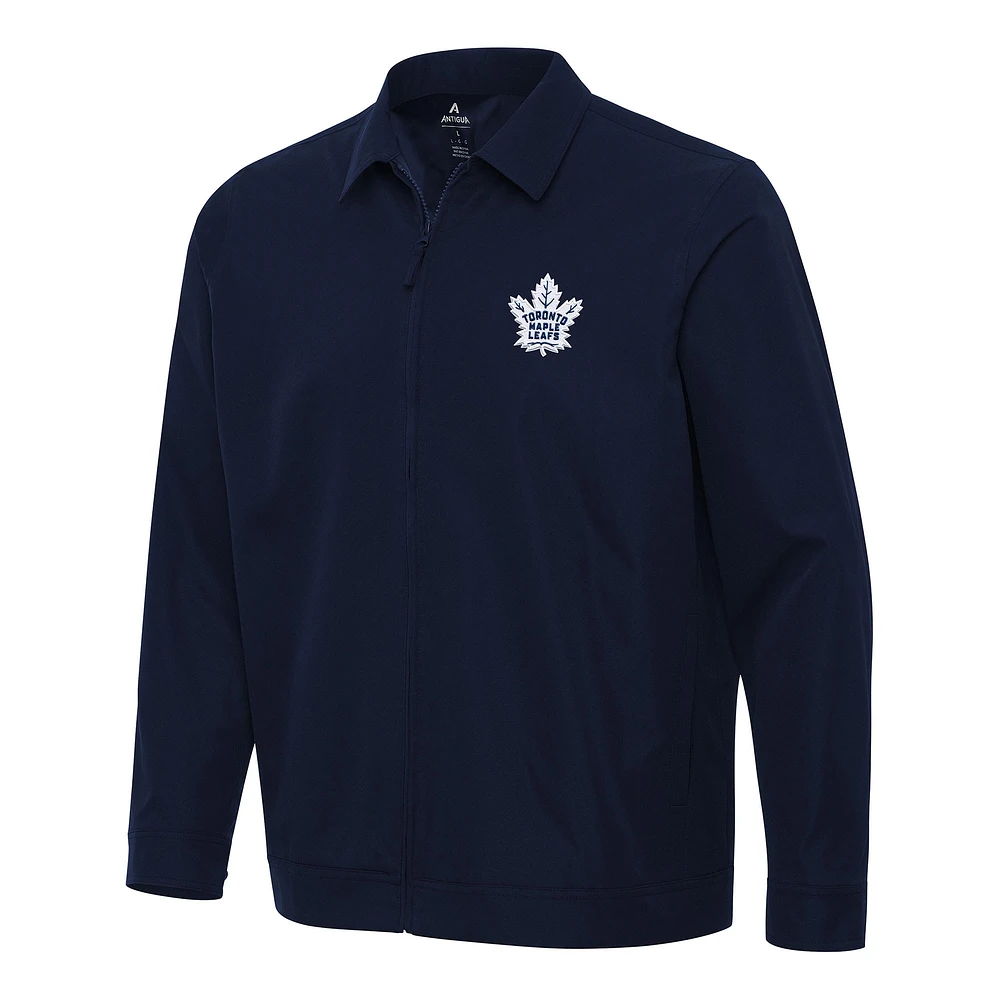Men's Antigua Navy Toronto Maple Leafs Pivot Full-Zip Jacket