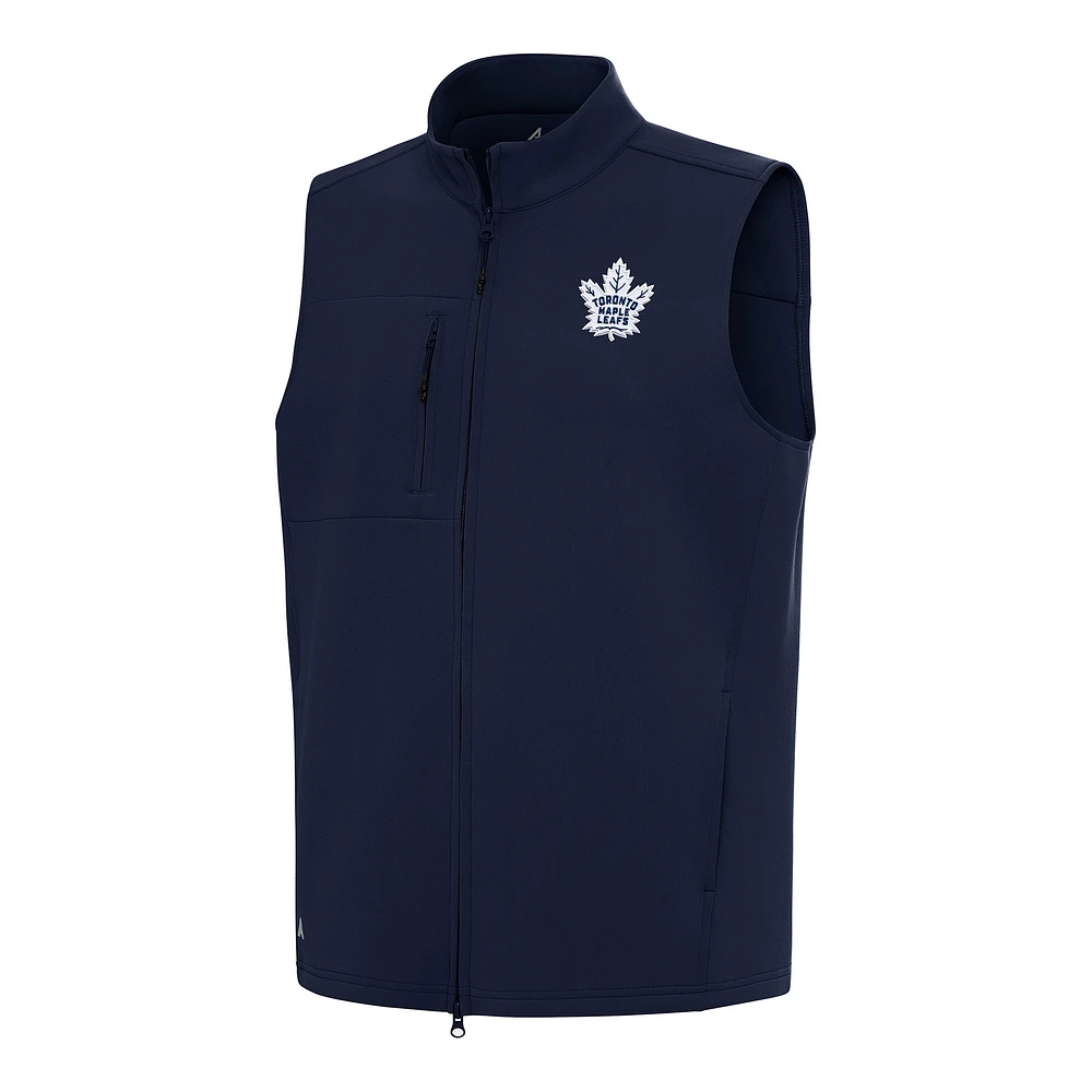 Men's Antigua Navy Toronto Maple Leafs Demand Full-Zip Vest