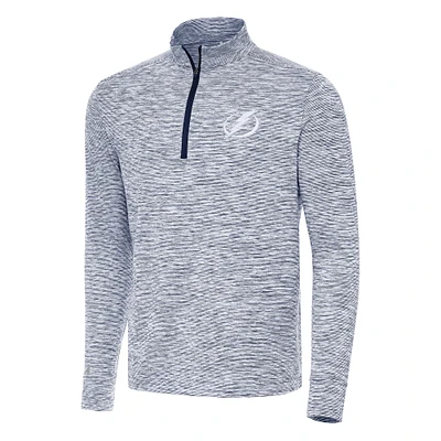 Men's Antigua Navy Tampa Bay Lightning Cause Quarter-Zip Top
