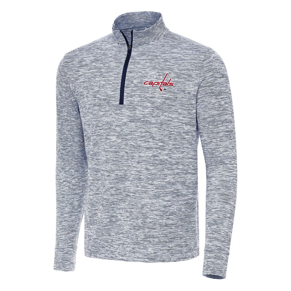Men's Antigua Navy Washington Capitals Cause Quarter-Zip Top
