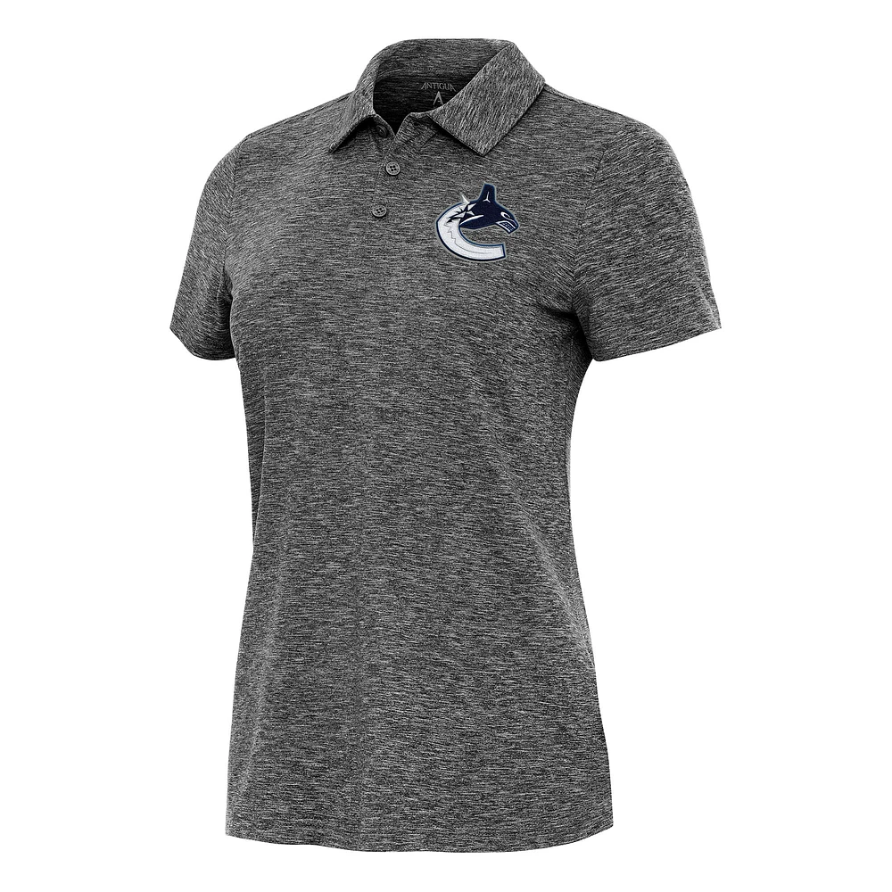 Women's Antigua Heather Vancouver Canucks Matter Polo